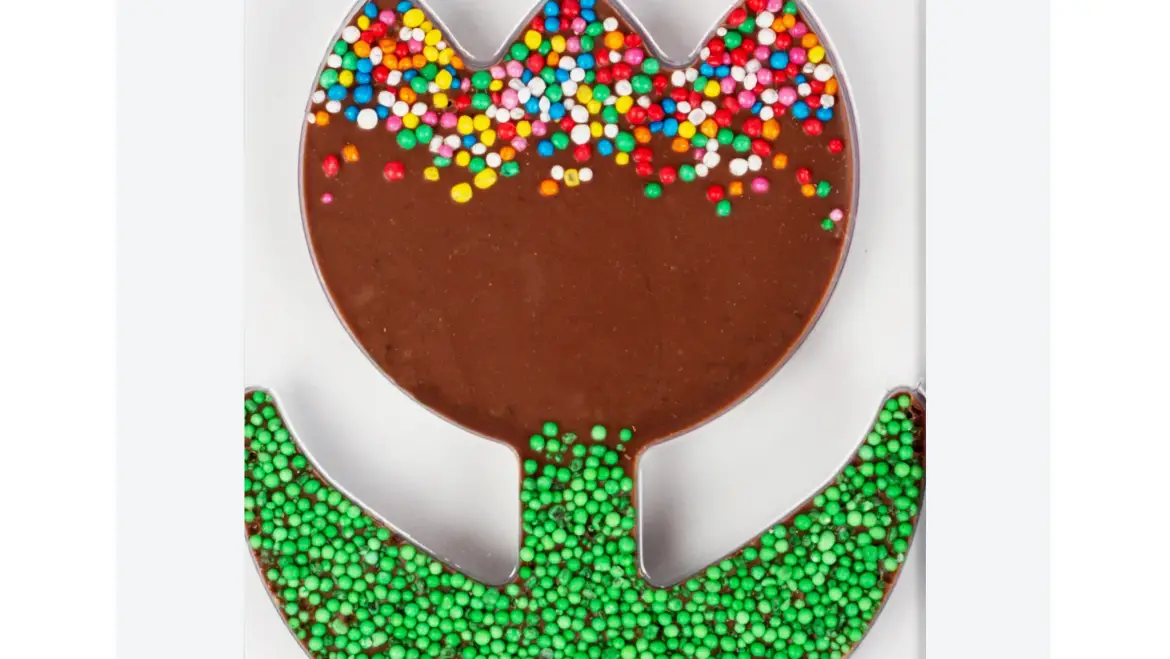Freckleberry Shape Freckle – TULIP – MILK CHOC 40g