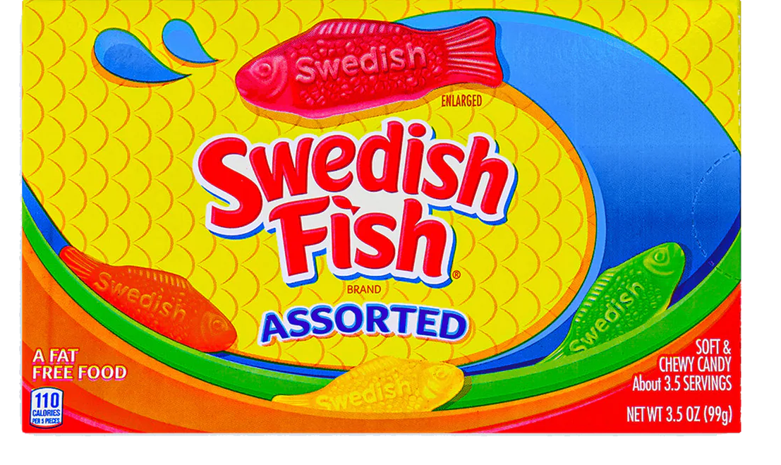 Swedish Fish – Assorted Movie Box
