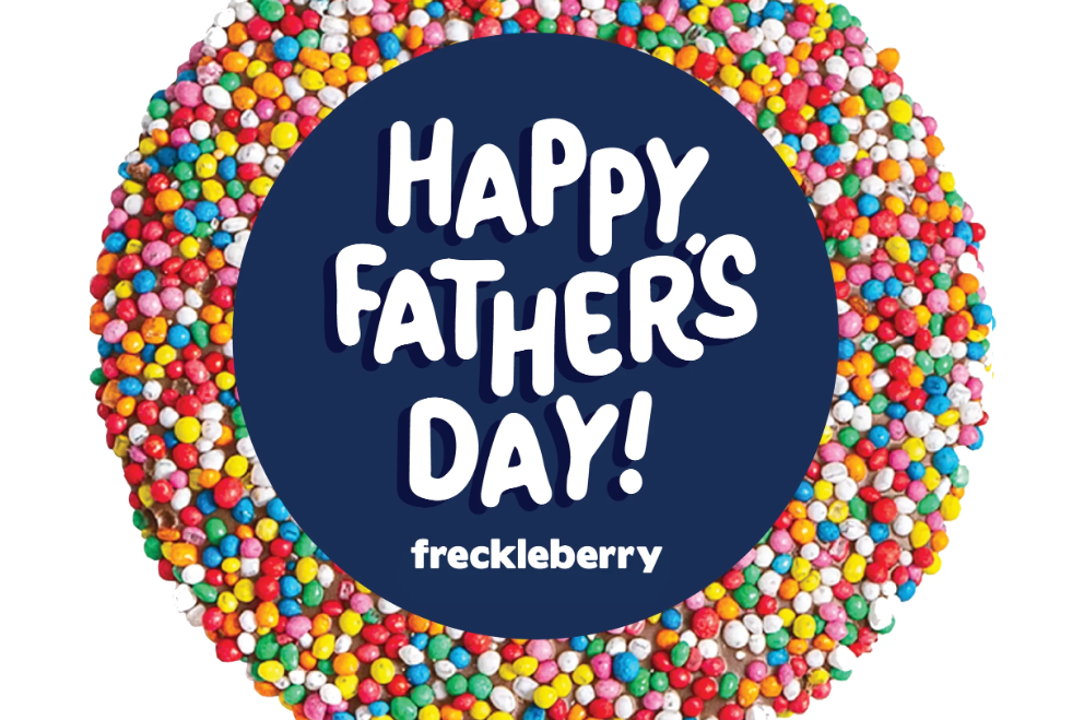 Freckleberry Freckle “HAPPY FATHERS DAY” – MILK CHOC 40g