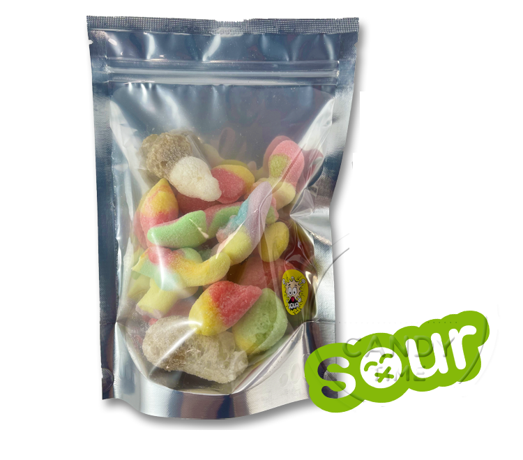 FREEZE DRIED CANDY – SOUR Assorted mixed bag