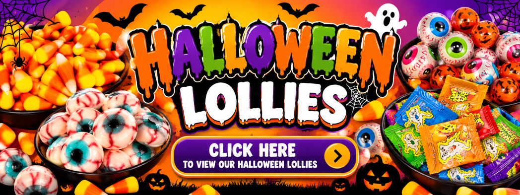 Halloween Lollies Candy Banner
